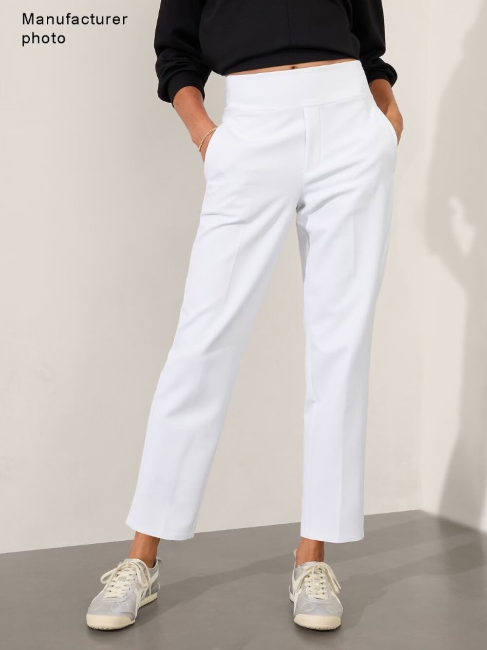Athleta Endless High Rise Pant in White 12 - Picture 12 of 12